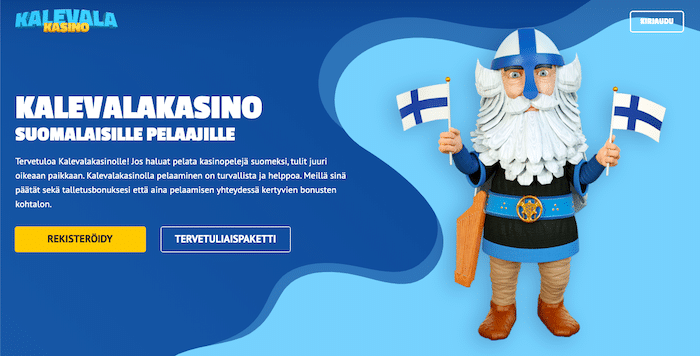 Kalevala Kasino on hyvä esimerkki täysin suomalaisella otteella toimivasta nettikasinosta.
